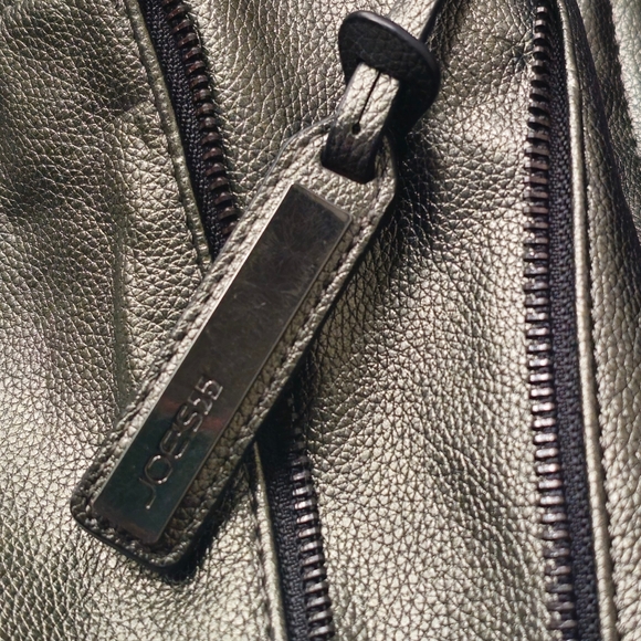 Joe's Jeans Miley Tote Metallic Green - Picture 7 of 13